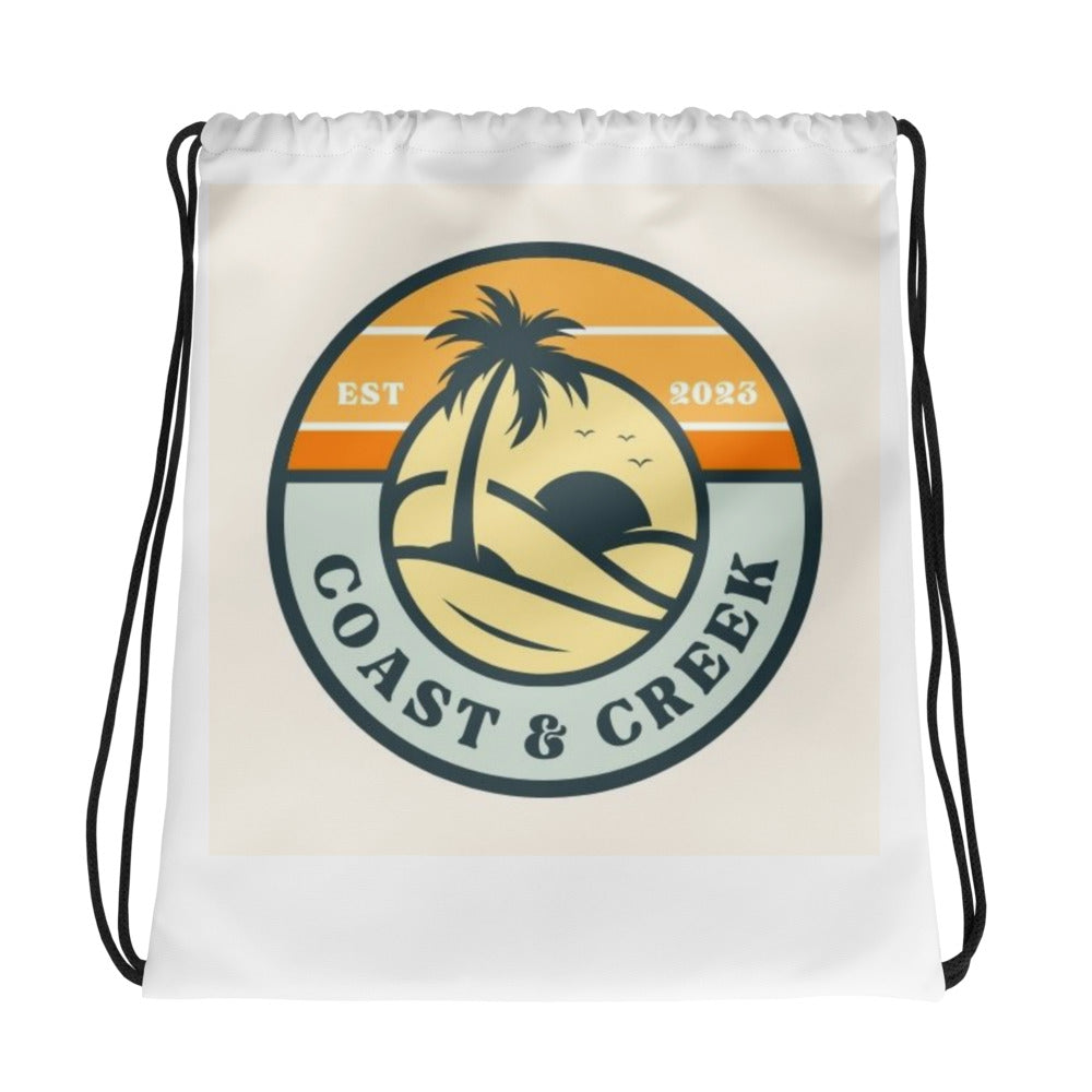 Circle Logo Drawstring bag