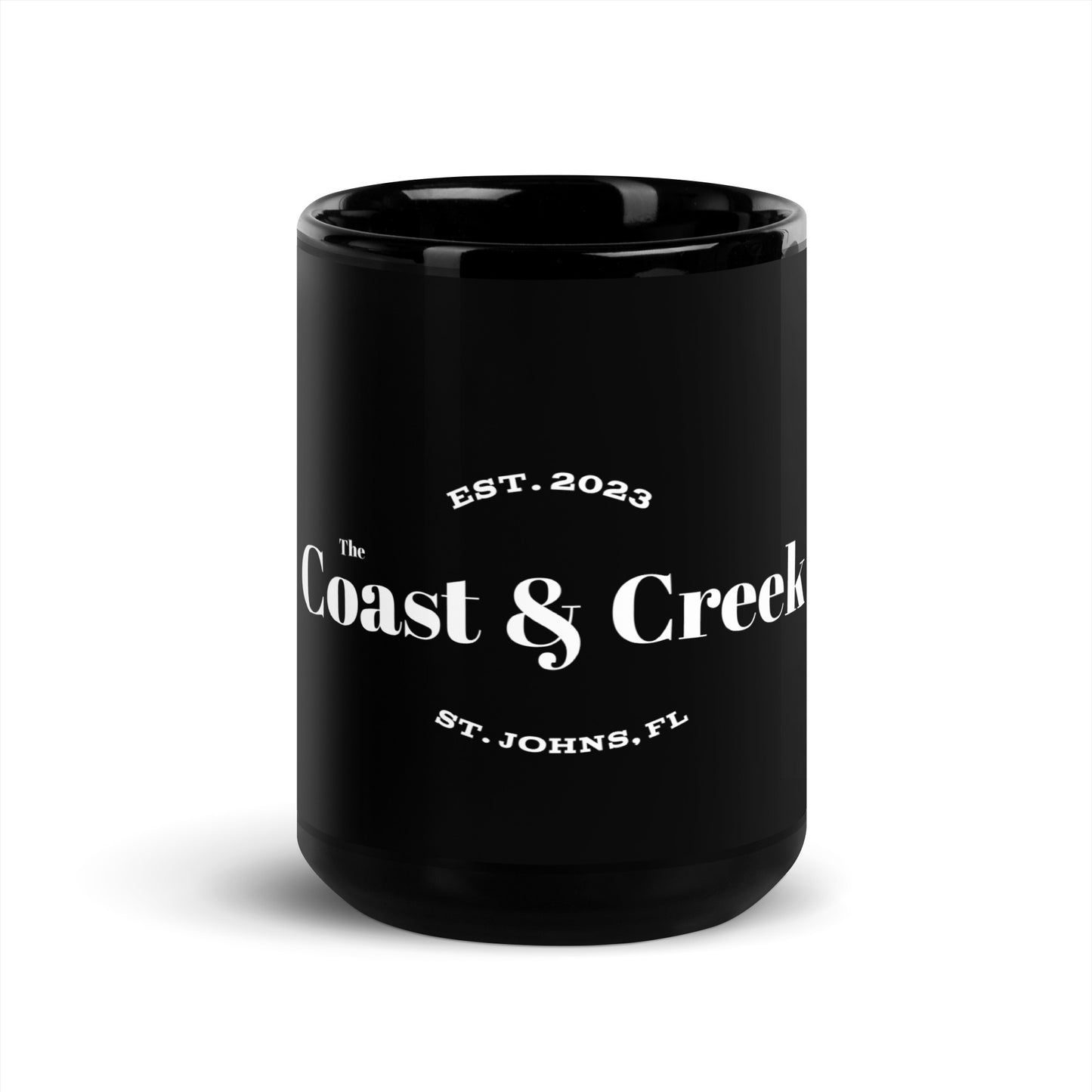 Black Glossy Logo Mug