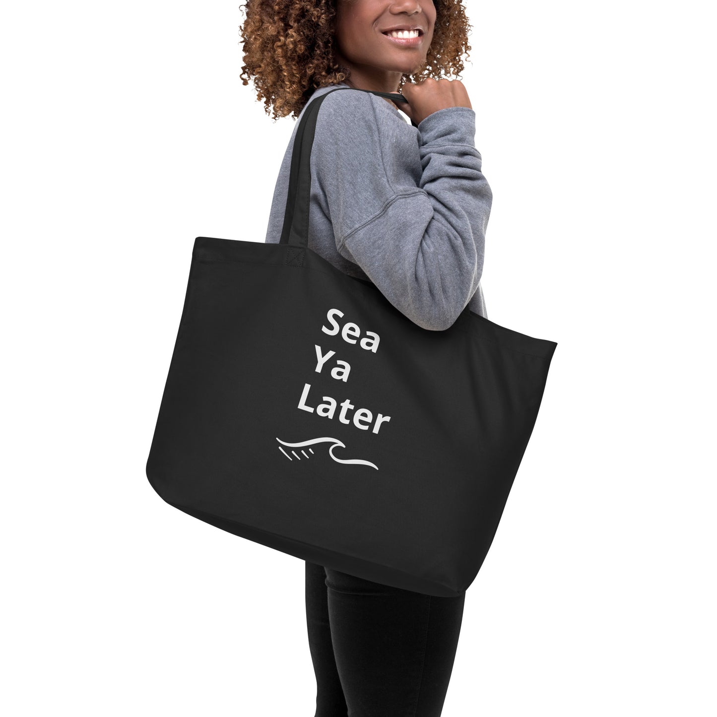 Large Sea Ya Later Tote