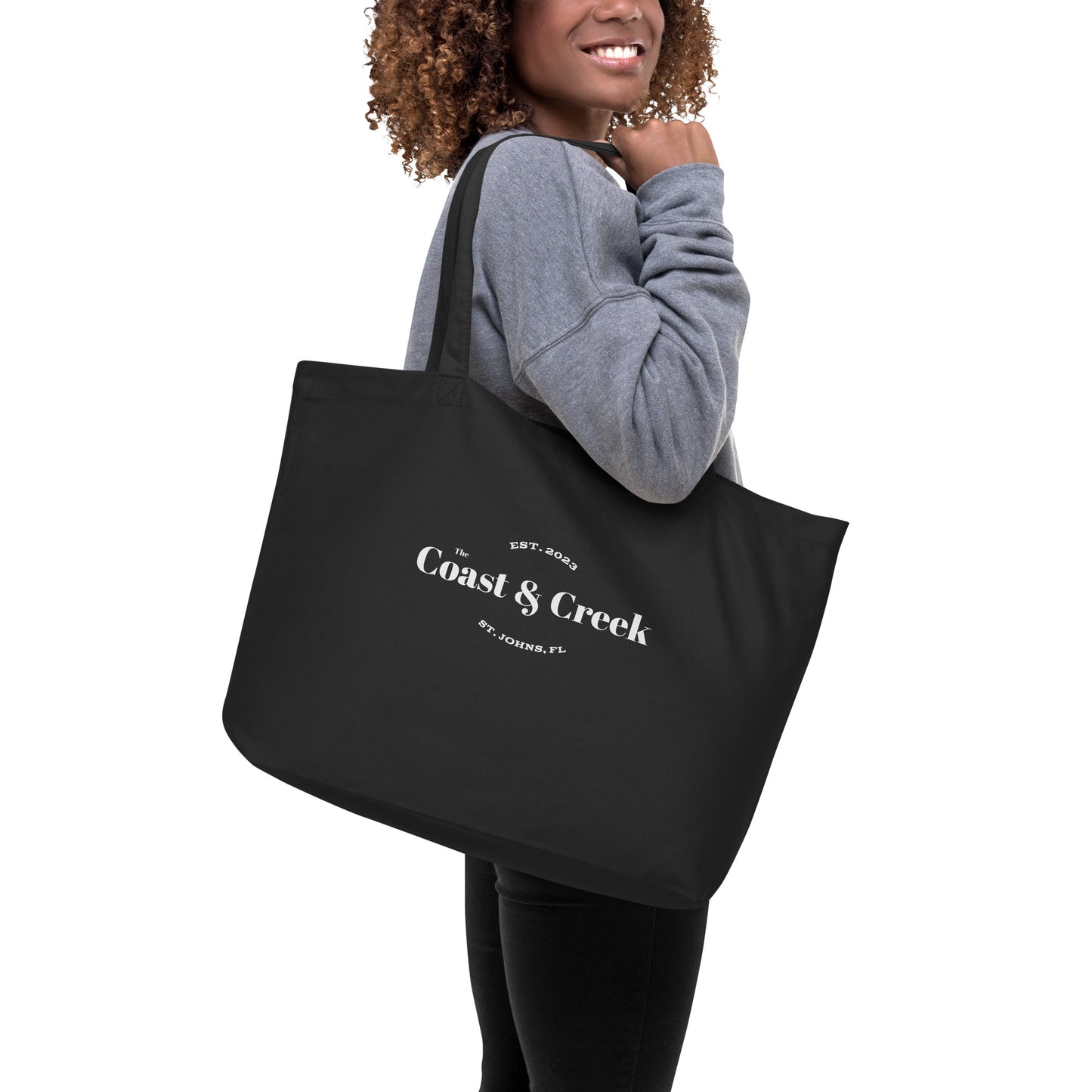 Large Local organic tote bag