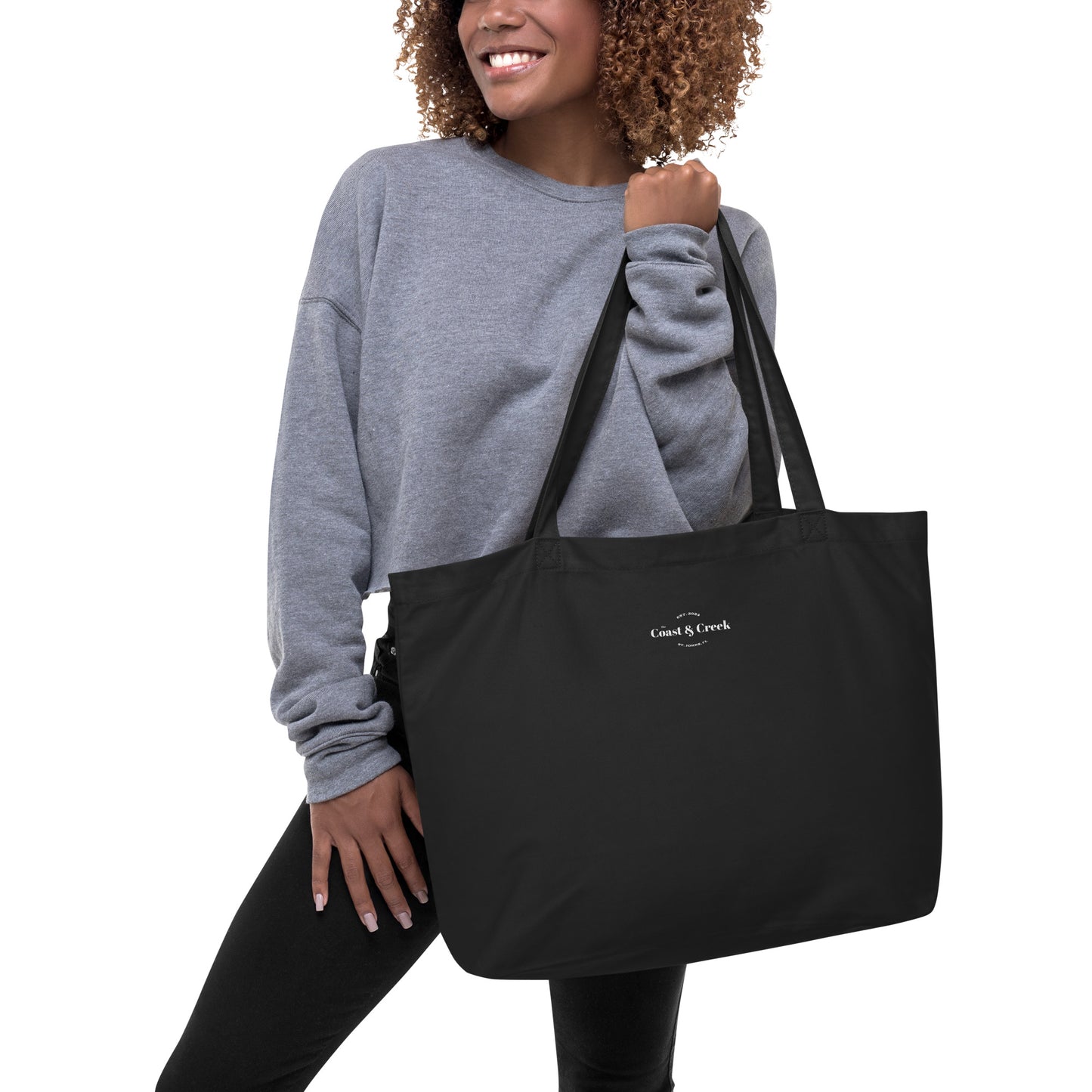 Sideline Social Club Large organic tote bag