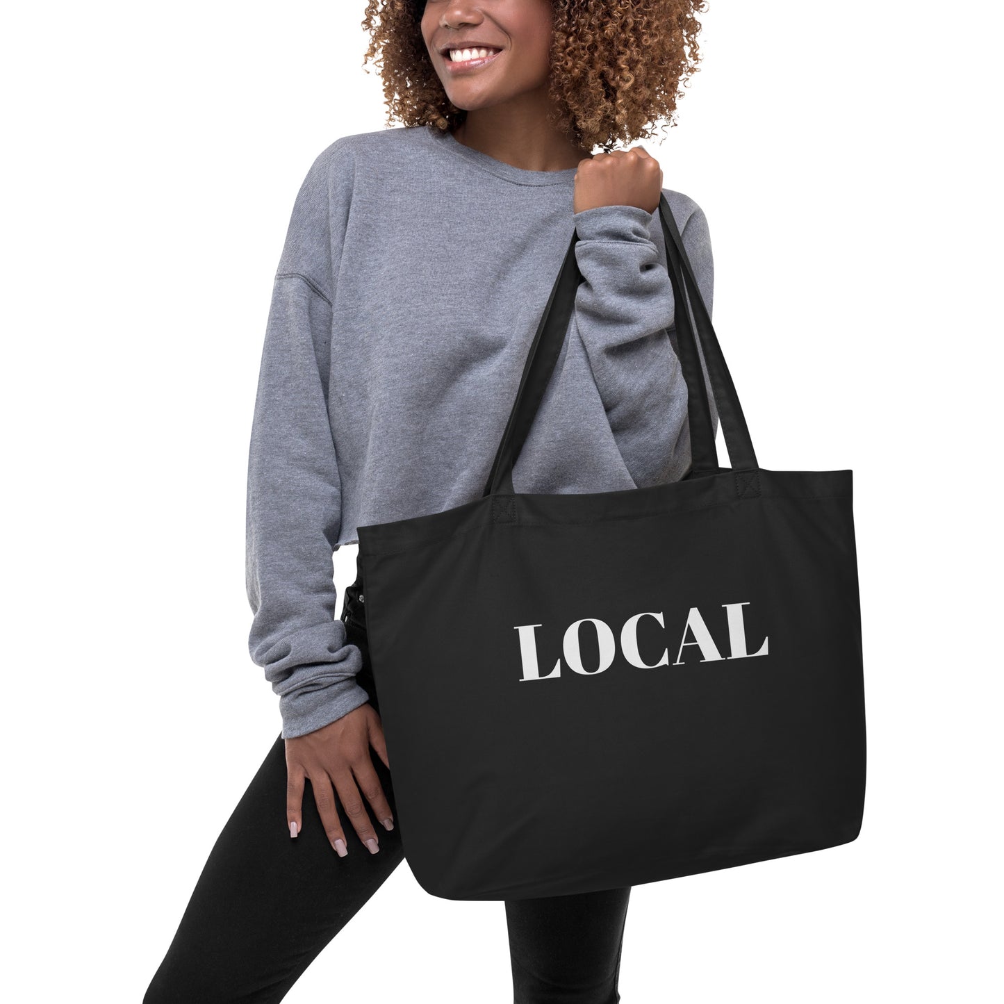 Large Local organic tote bag