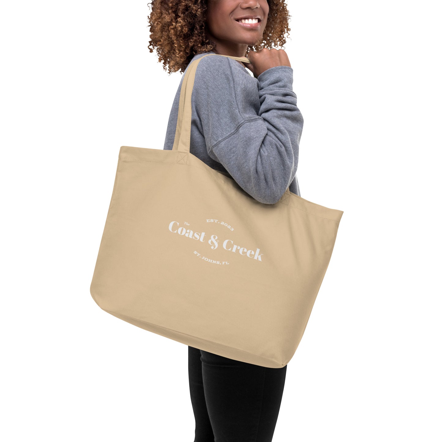 Large Local organic tote bag