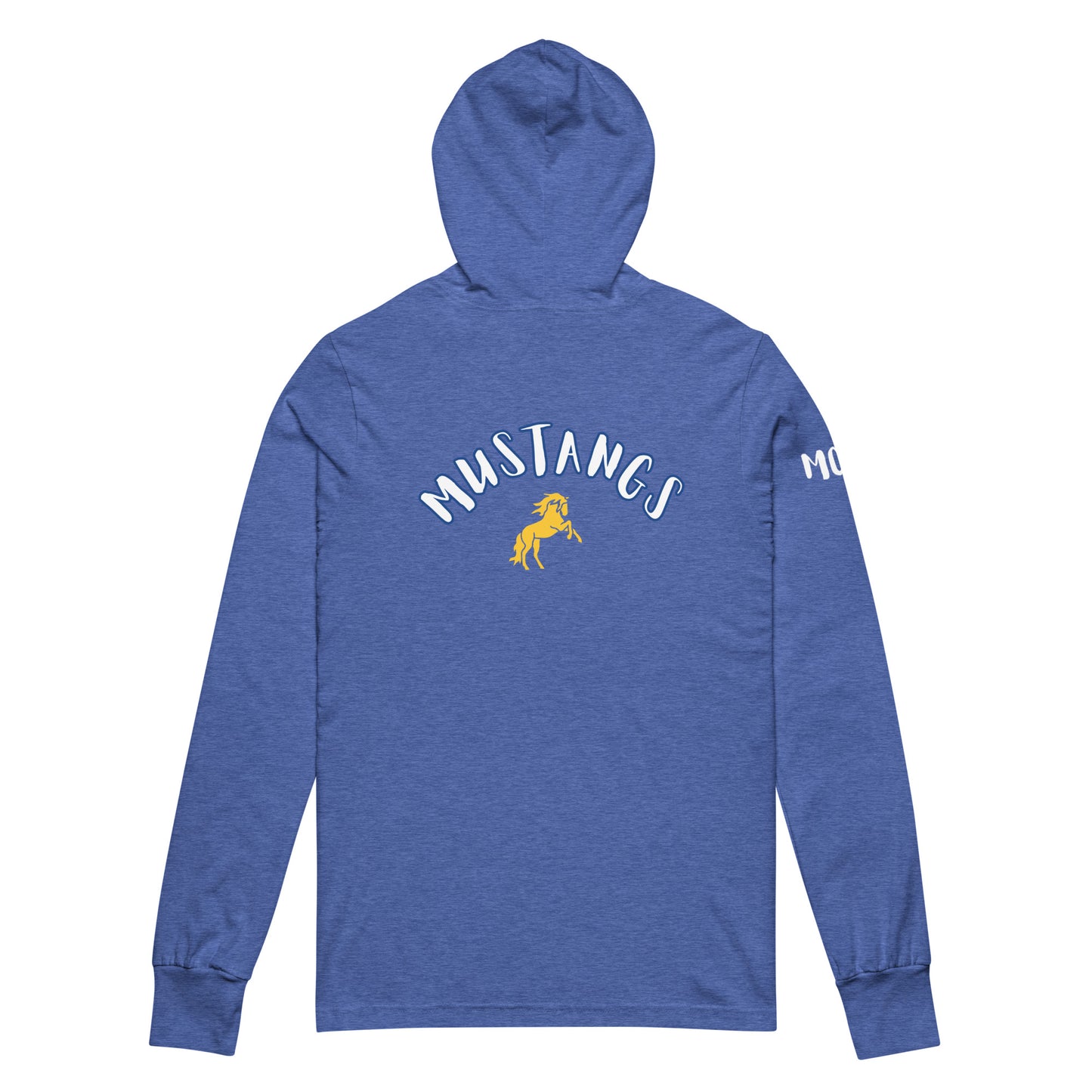 Adult Unisex MCA Mustangs Hooded long-sleeve tee