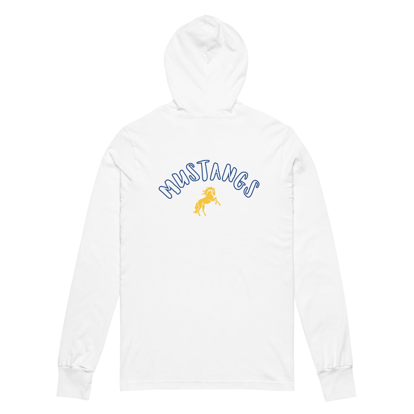 Adult Unisex MCA Mustangs Hooded long-sleeve tee