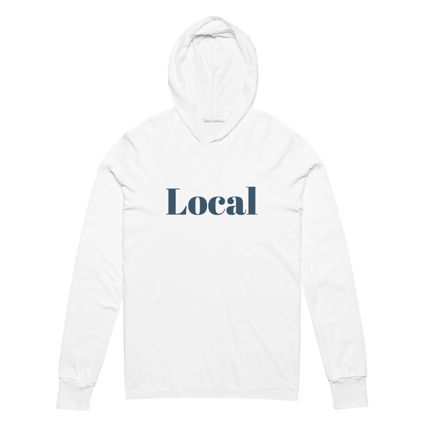 Adult Unisex Local Hooded long-sleeve tee