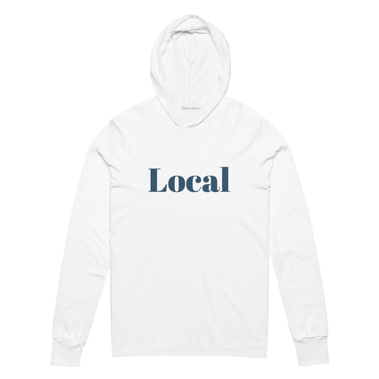 Adult Unisex Local Hooded long-sleeve tee