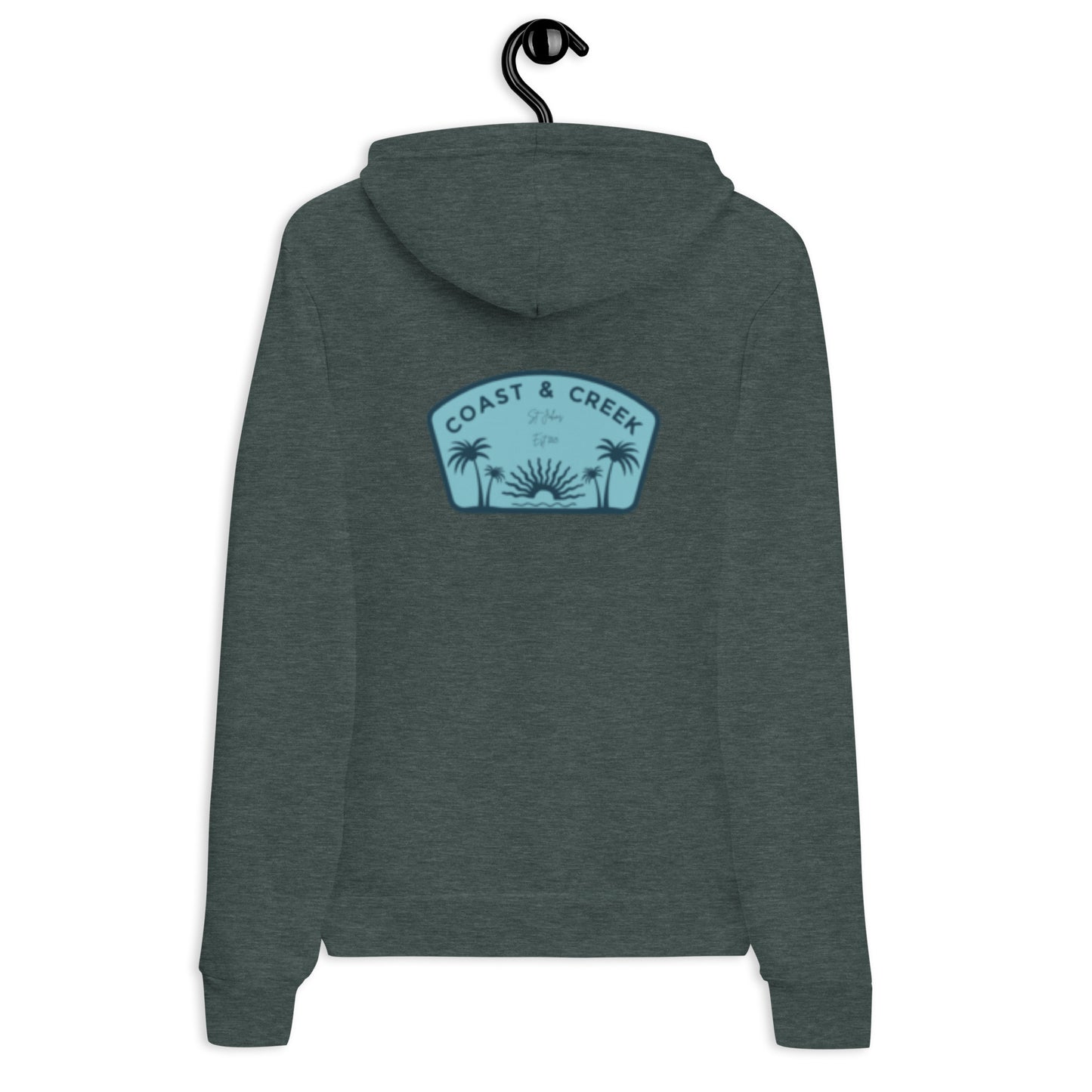 Adult Unisex hoodie Teal Logo