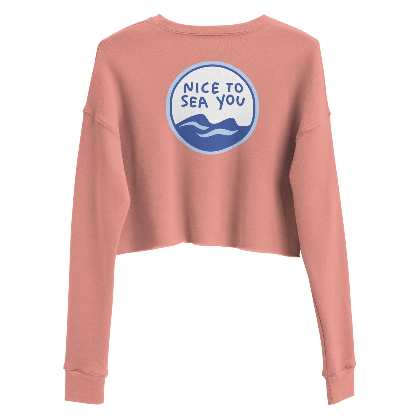 Adult Women's Nice to Sea You Crop Sweatshirt