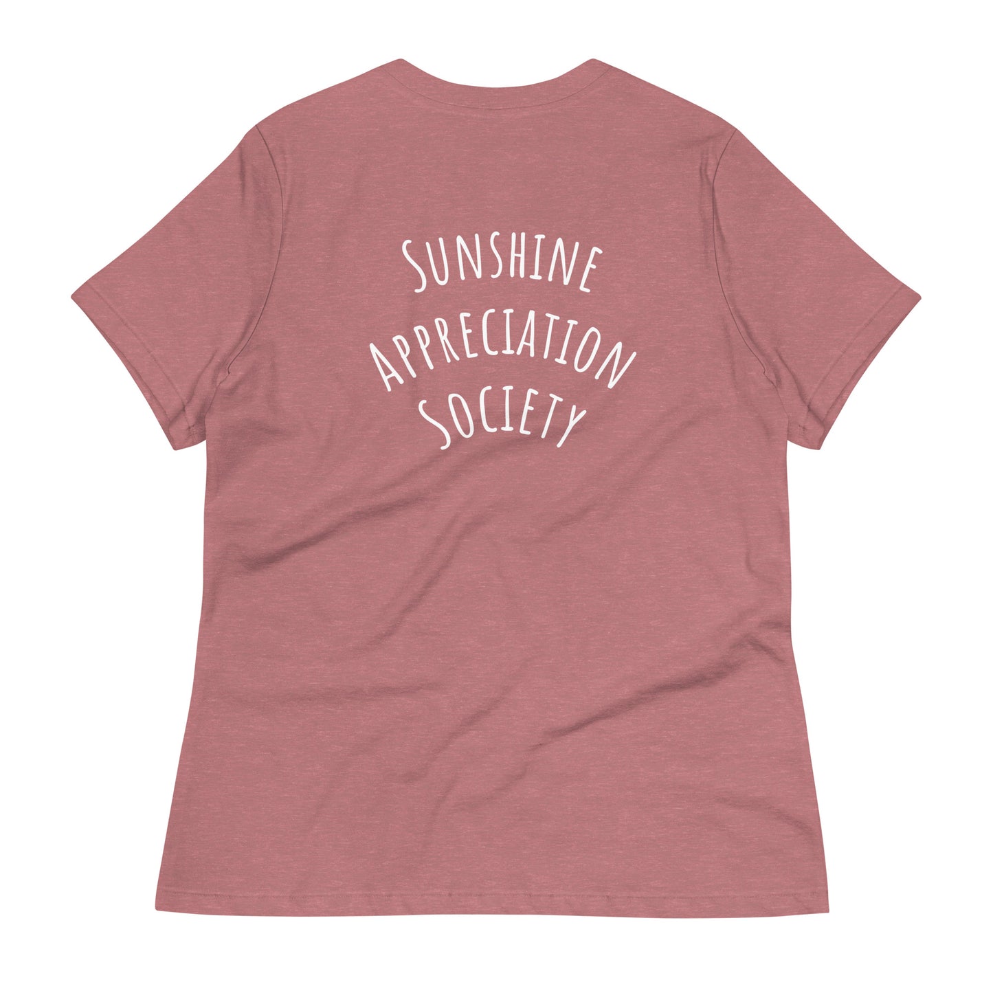 Women's Relaxed Sunshine Appreciation Society Tee