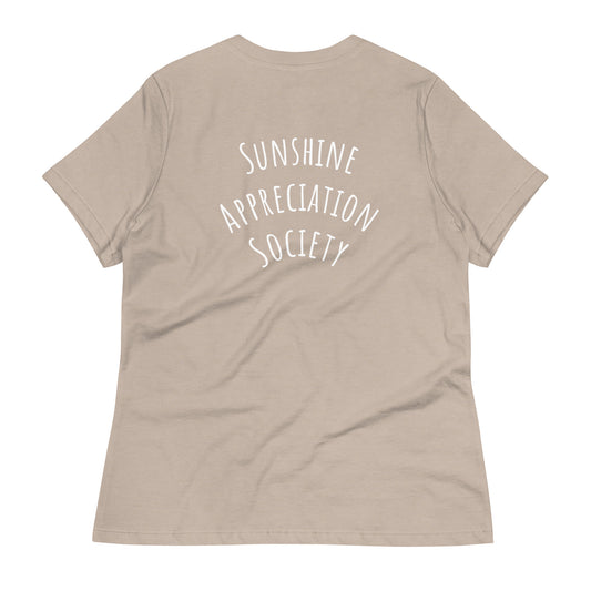 Women's Relaxed Sunshine Appreciation Society Tee