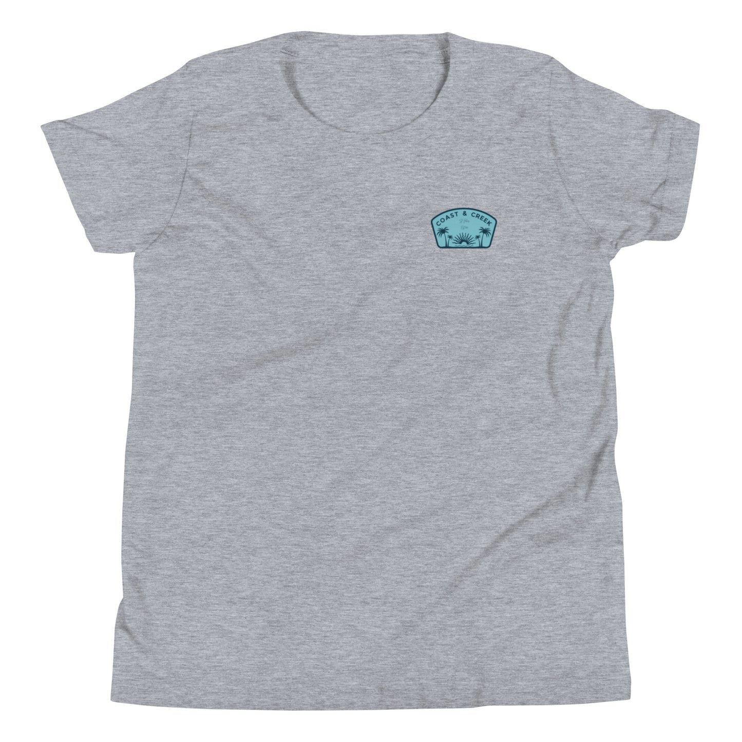 Youth Short Sleeve T-Shirt Teal Logo