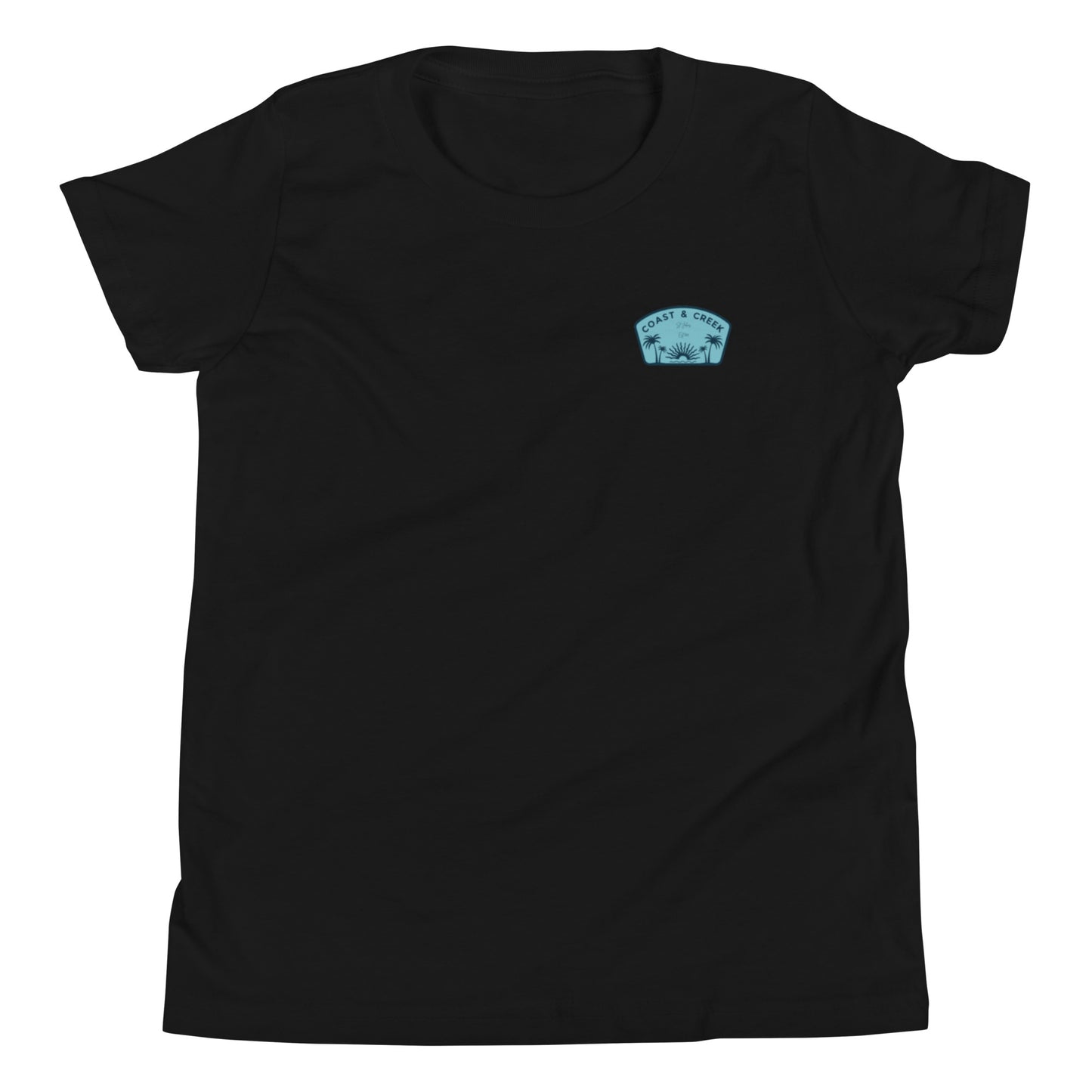 Youth Short Sleeve T-Shirt Teal Logo