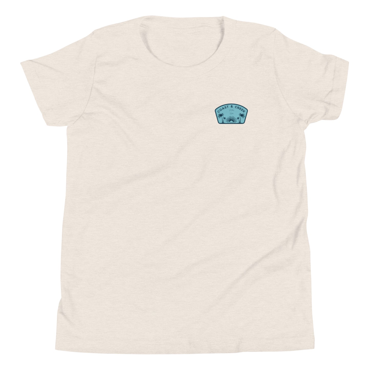 Youth Short Sleeve T-Shirt Teal Logo