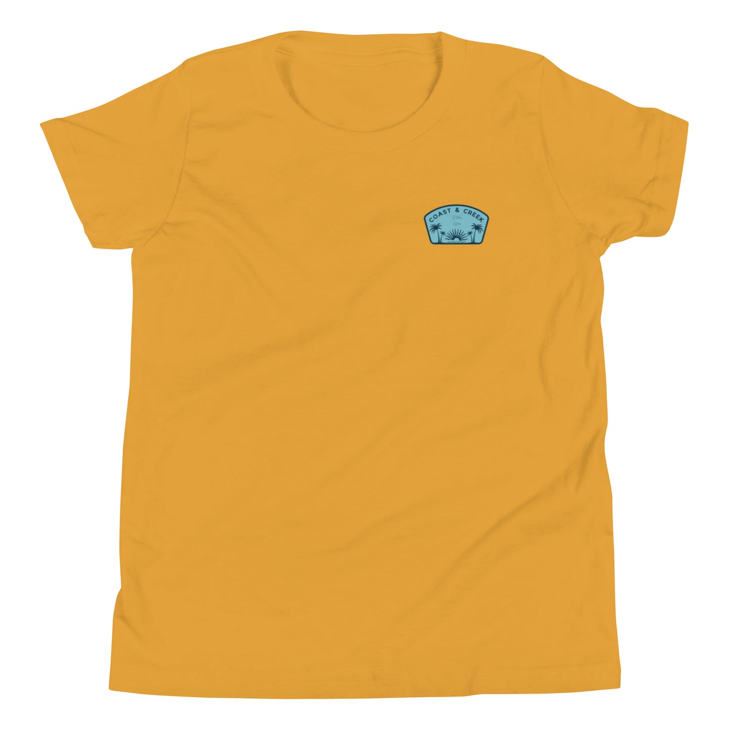 Youth Short Sleeve T-Shirt Teal Logo