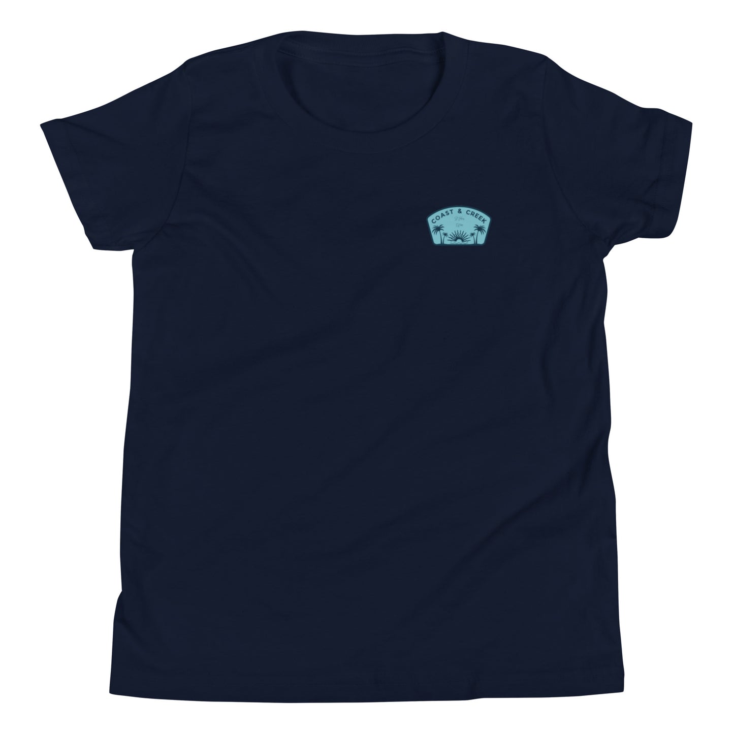 Youth Short Sleeve T-Shirt Teal Logo