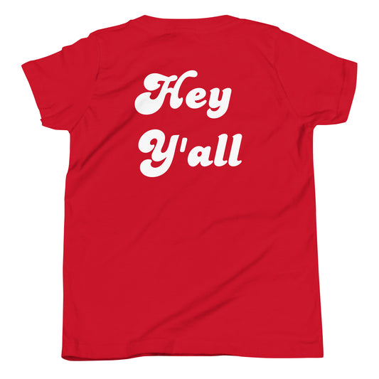 Youth Hey Y'all Short Sleeved Tee